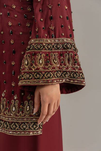 Regal Maroon Suit Set
